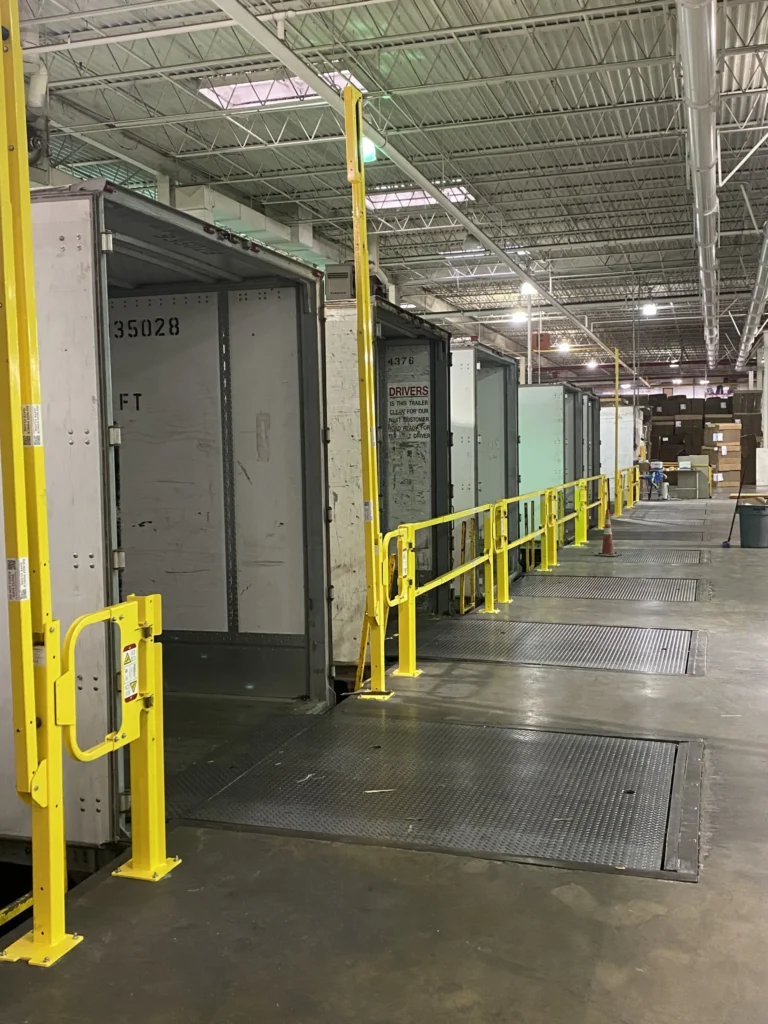 PS Safety Access EdgeSafe Smart Gate installed at an industrial opening
